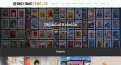 Desktop Screenshot of dignidadrebelde.com